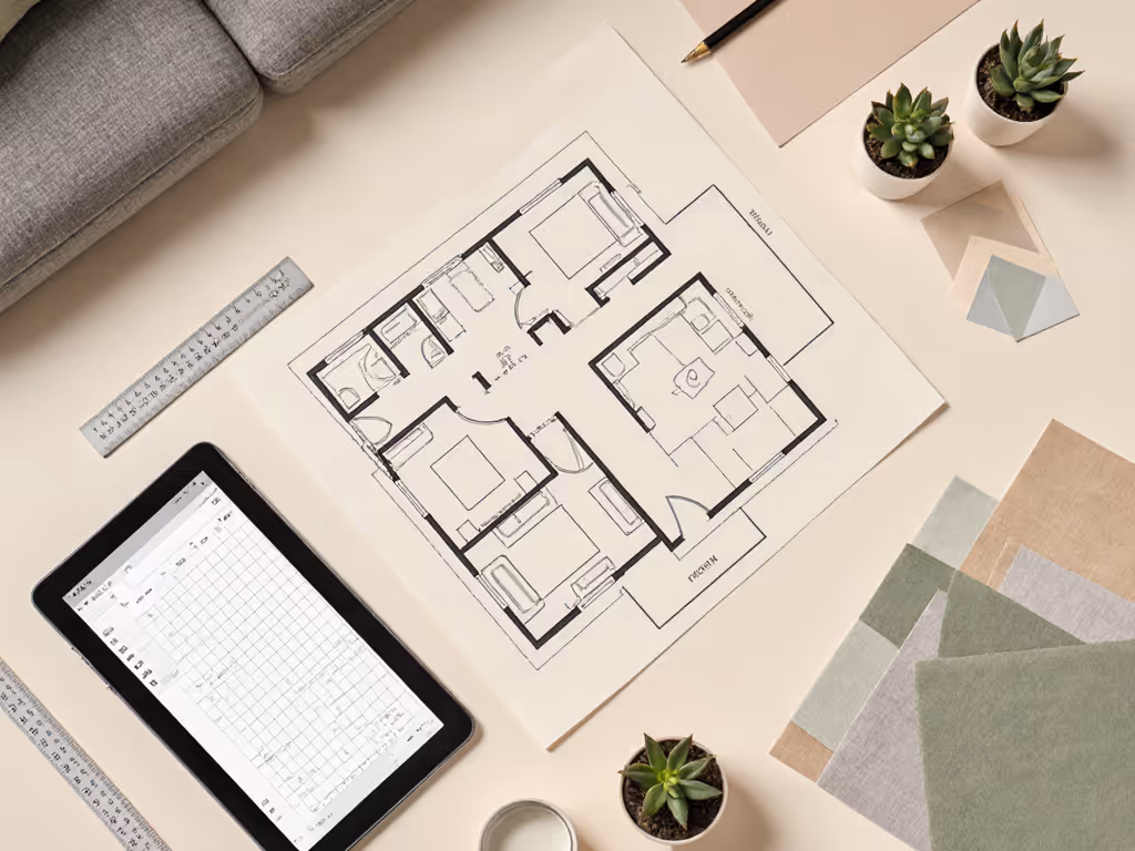 layout planning for cat furniture integration