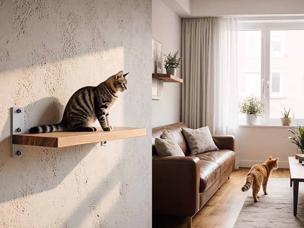 Drill-Free vs Drilled Cat Wall Shelves: Mounting Stability Compared