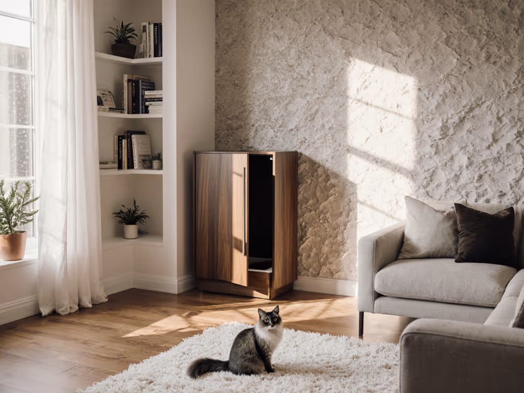 Designer Litter Box Cabinets That Blend In