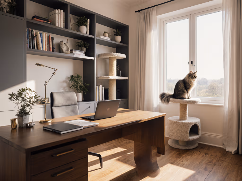 Cat-Friendly Office Design: Elegant WFH Solutions for Happy Felines