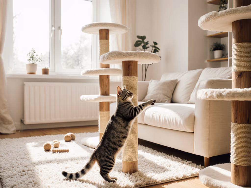 Cat Enrichment Furniture Prevents Destructive Behavior