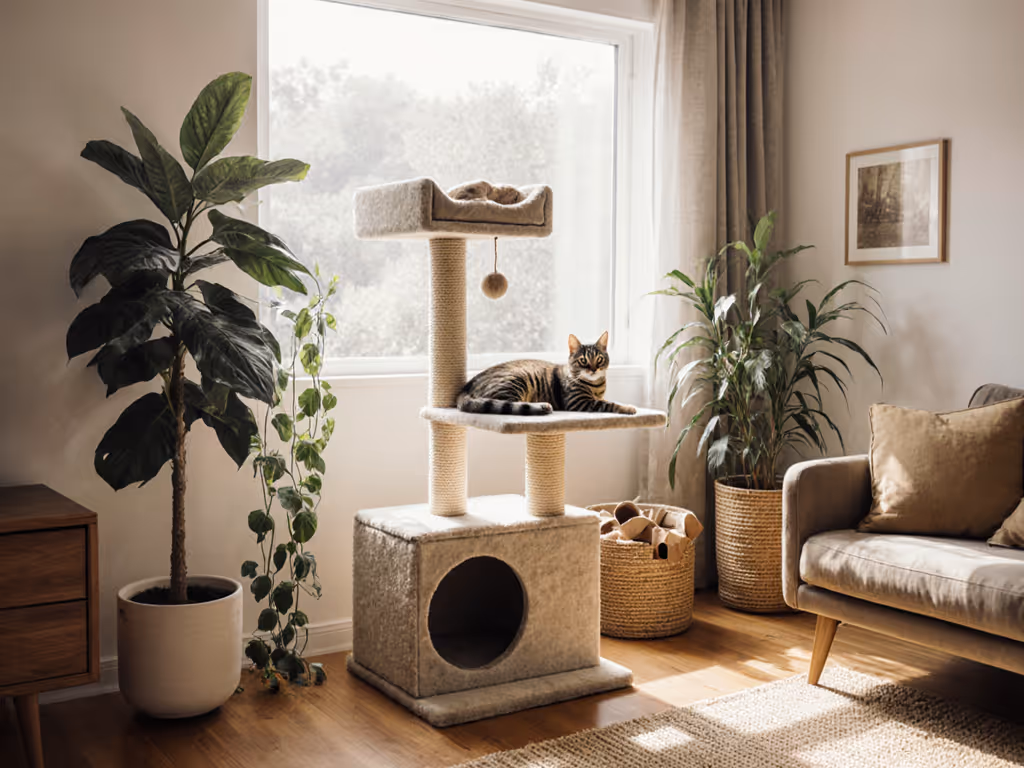 Choosing Sustainable Cat Furniture: Behavior-Guided Space Plan