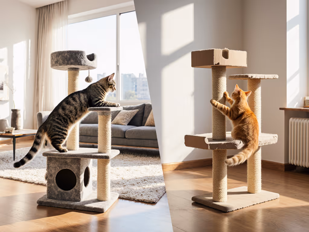 Sisal vs Cardboard: The Most Stable Cat Scratcher Material