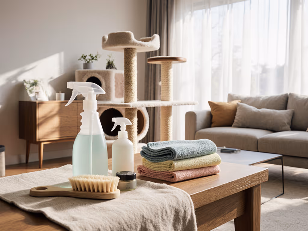Cat Furniture Cleaning Guide: Material-Specific Maintenance