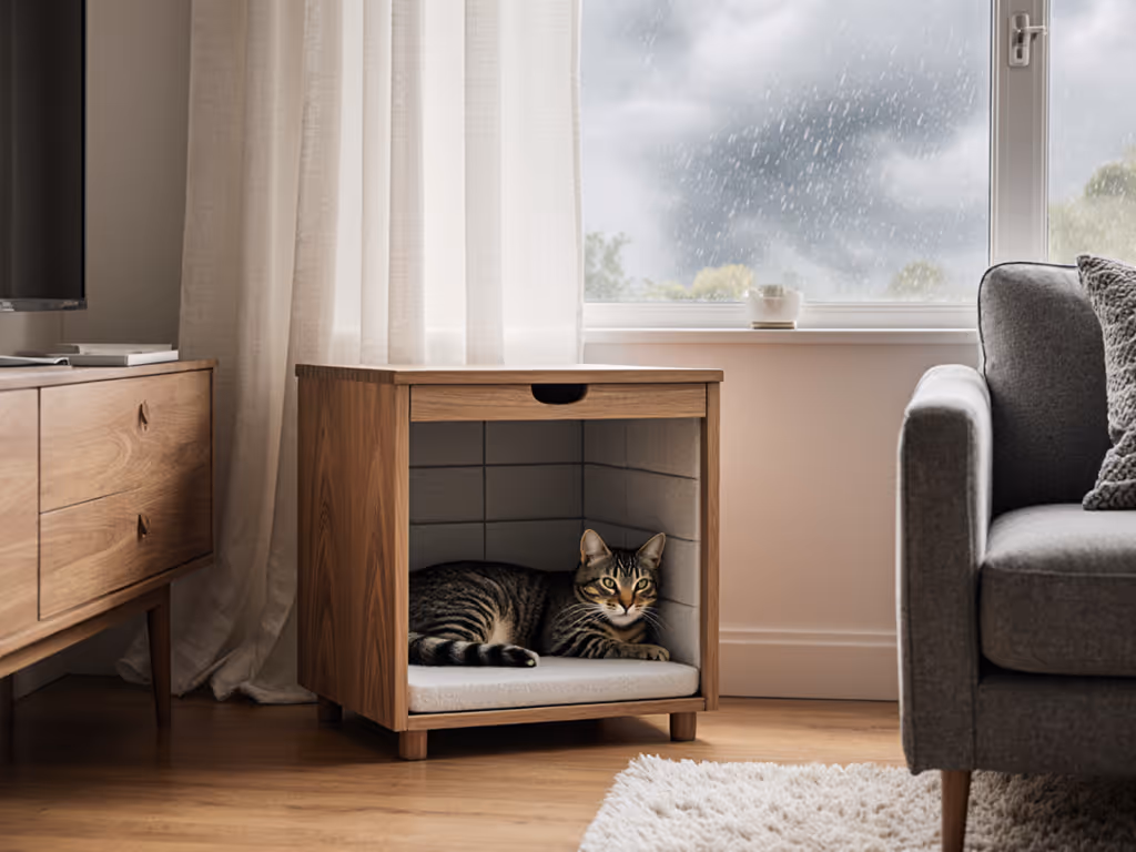 Soundproof Cat Cubbies Calm Noise-Sensitive Felines