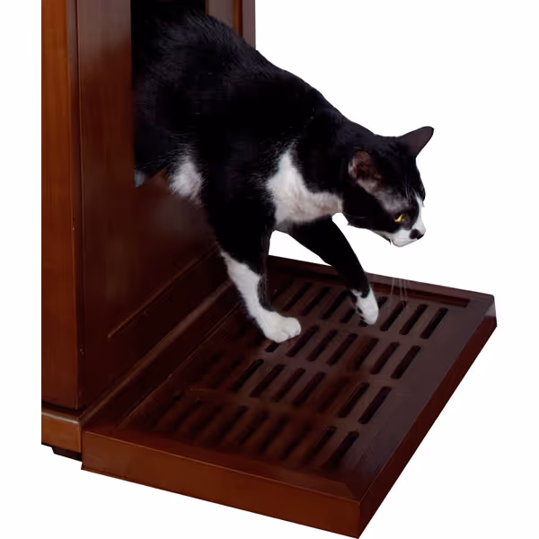 THE REFINED FELINE Litter Catch for Wood Litter Box Cabinet Enclosures
