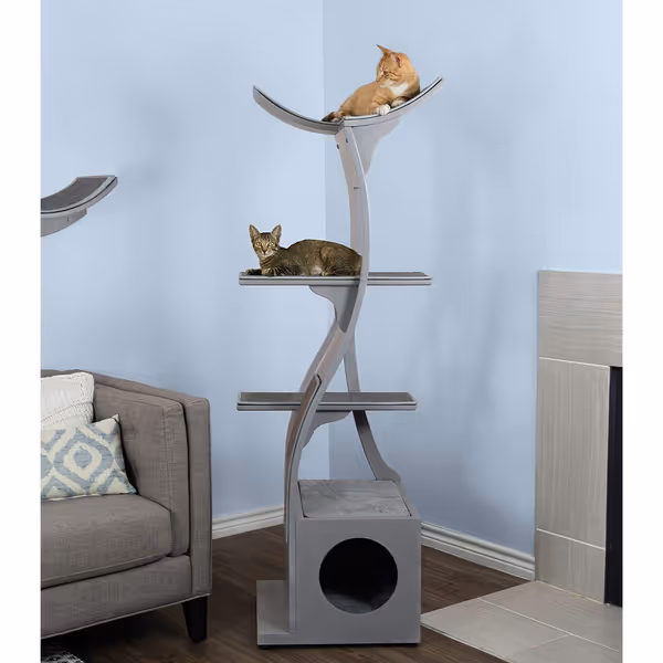 THE REFINED FELINE Lotus Cat Tower