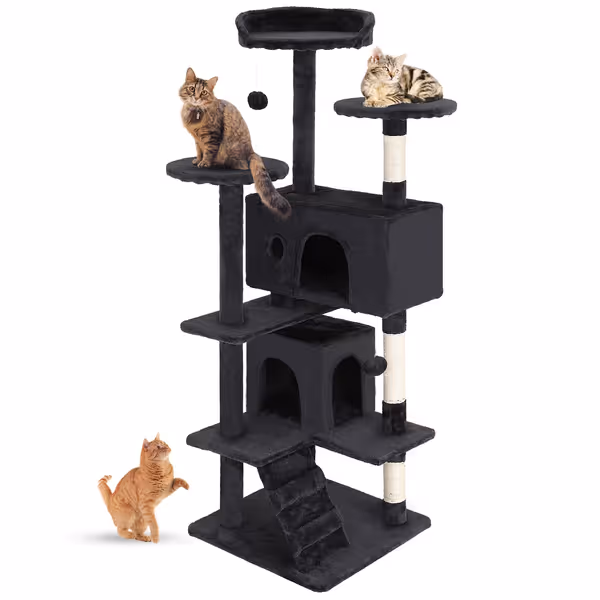 FDW 54in Multi-Level Cat Tree Tower