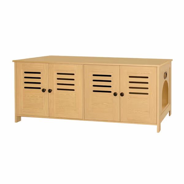 DINZI LVJ Litter Box Enclosure for 2 Cats
